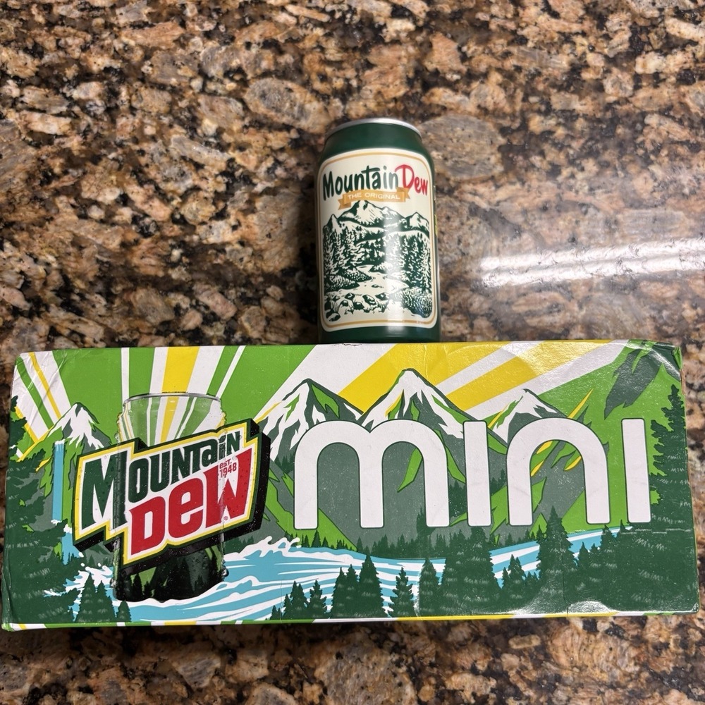 Mountain Dew Limited Edition Heritage Can + 10 pack LE 1948 RARE IN HAND